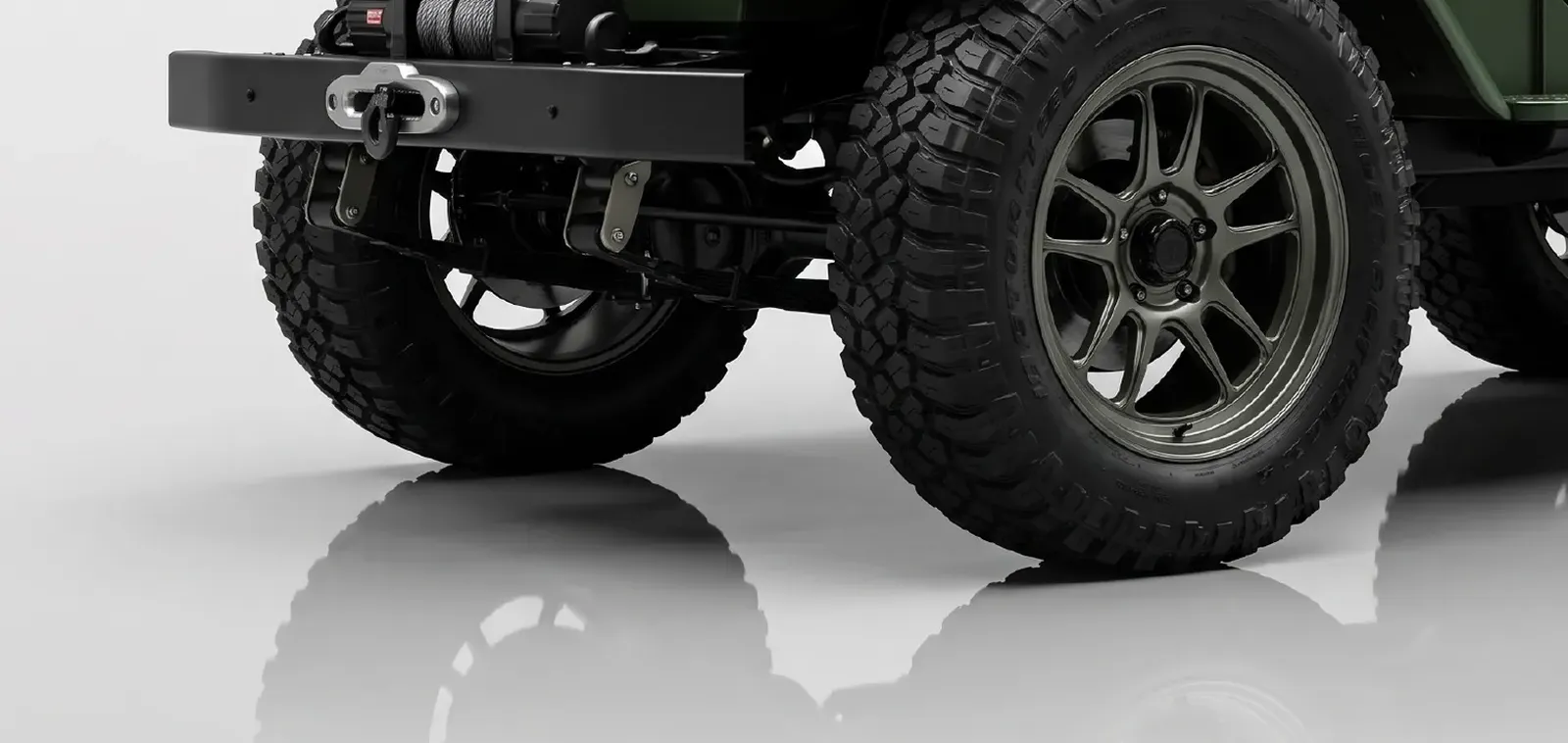 Army Green VZN coloured PPF installed on a car