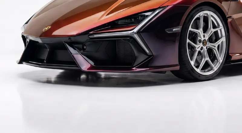 Black Red coloured PPF on a car