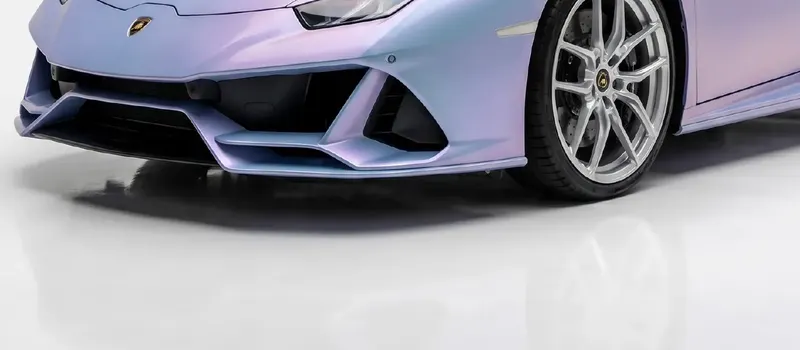 Lavender Ice coloured PPF on a car