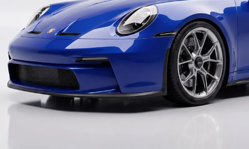 Lugano Blue coloured PPF on a car