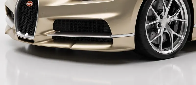 Luxe Gold coloured PPF on a car