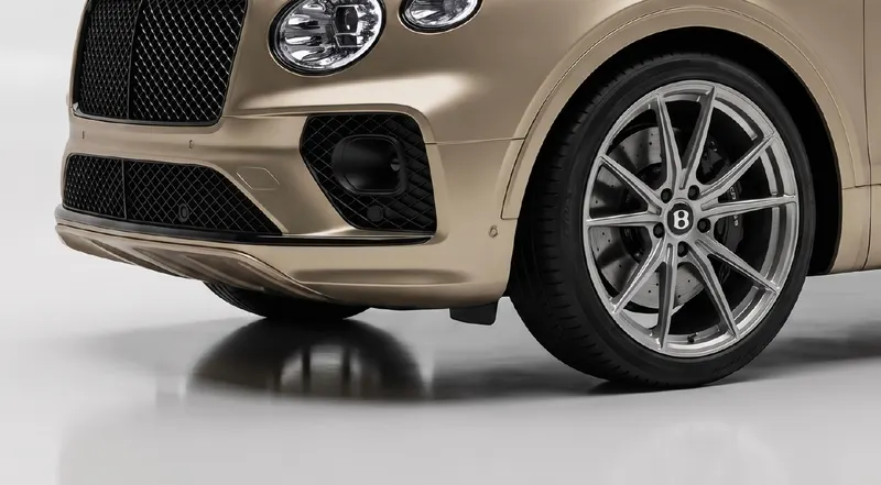 Luxe Gold coloured PPF on a car
