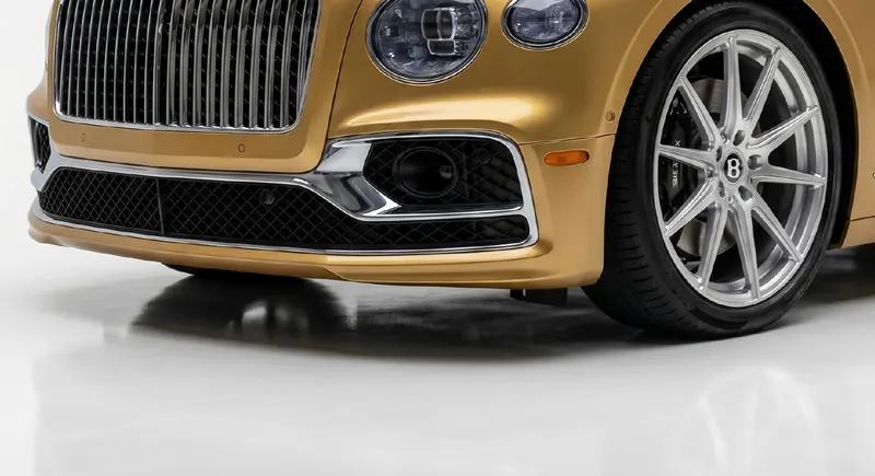 Milan Gold coloured PPF on a car