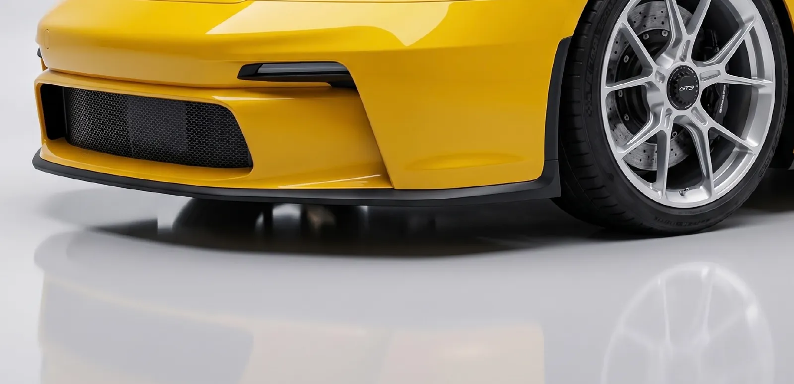 Racing Yellow VZN coloured PPF installed on a car