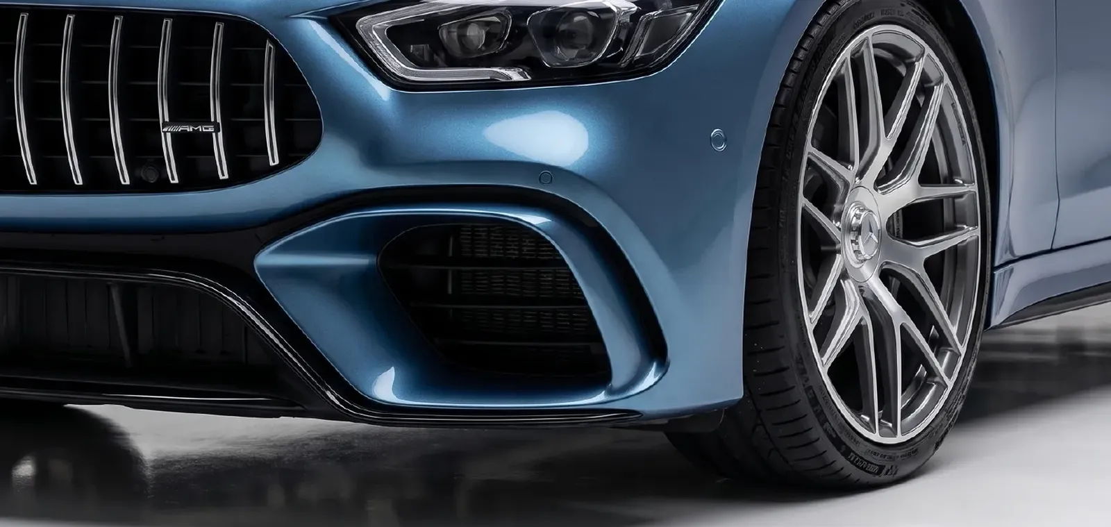 Tungsten Blue VZN coloured PPF installed on a car