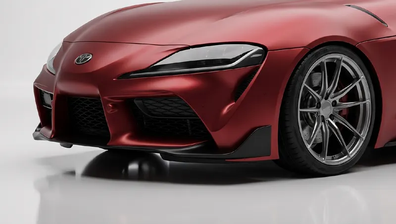 Velocity Red coloured PPF on a car